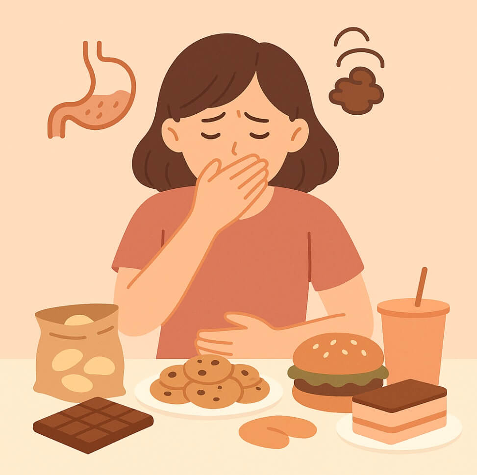 폭식하고있는 청소년