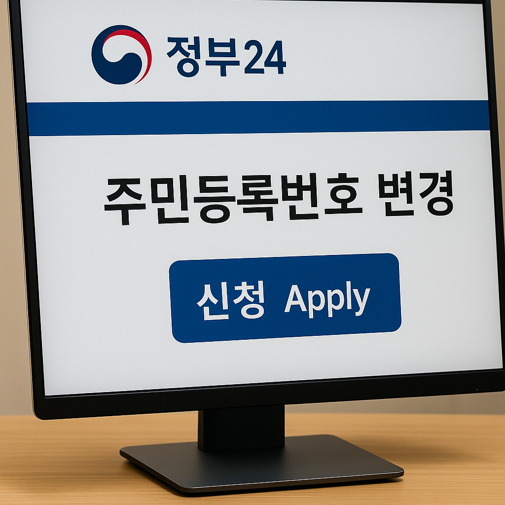 주민등록번호 변경 신청 방법 – 2025년 최신 정리