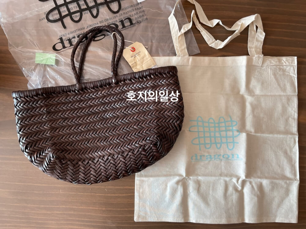 드래곤백(드래곤 디퓨젼) - 내장 에코백 크기