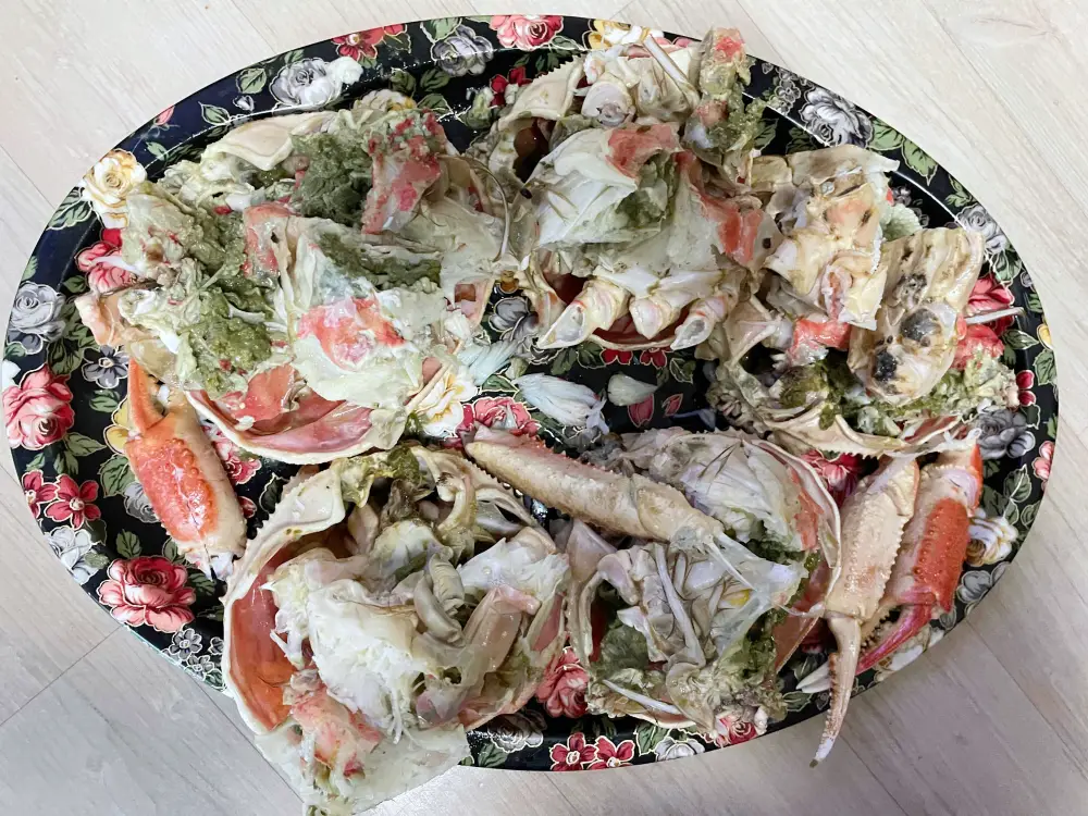 마가단 대게 몸통 모습