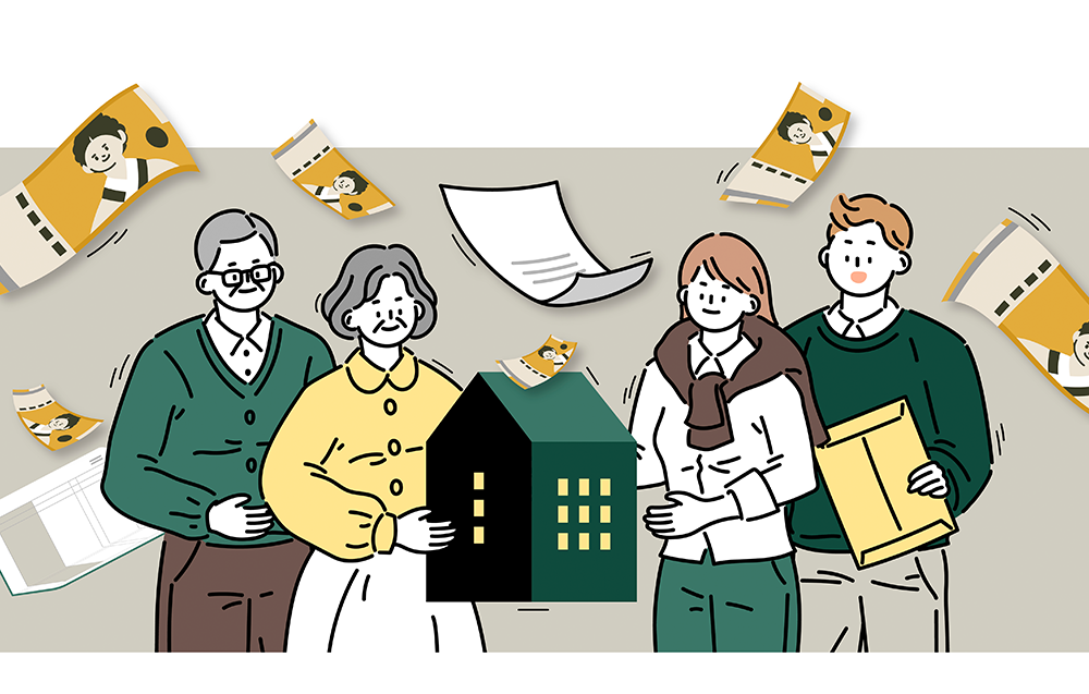 #보험으로 든든한 가족의 모습