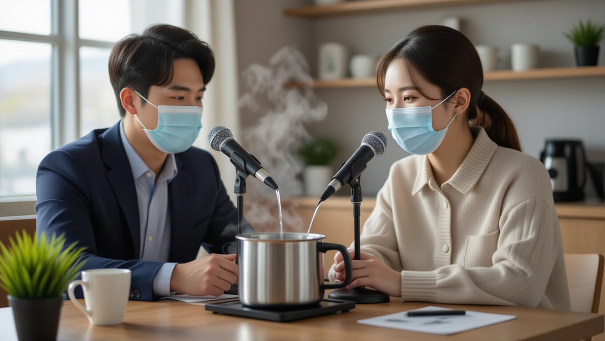 코인 노래방 마이크 삶기 소독 논란