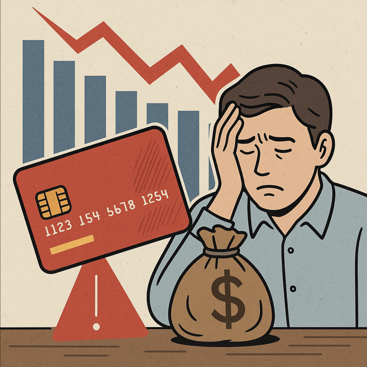 2025년 신용카드 연체율 급등으로 서민 금융 위기