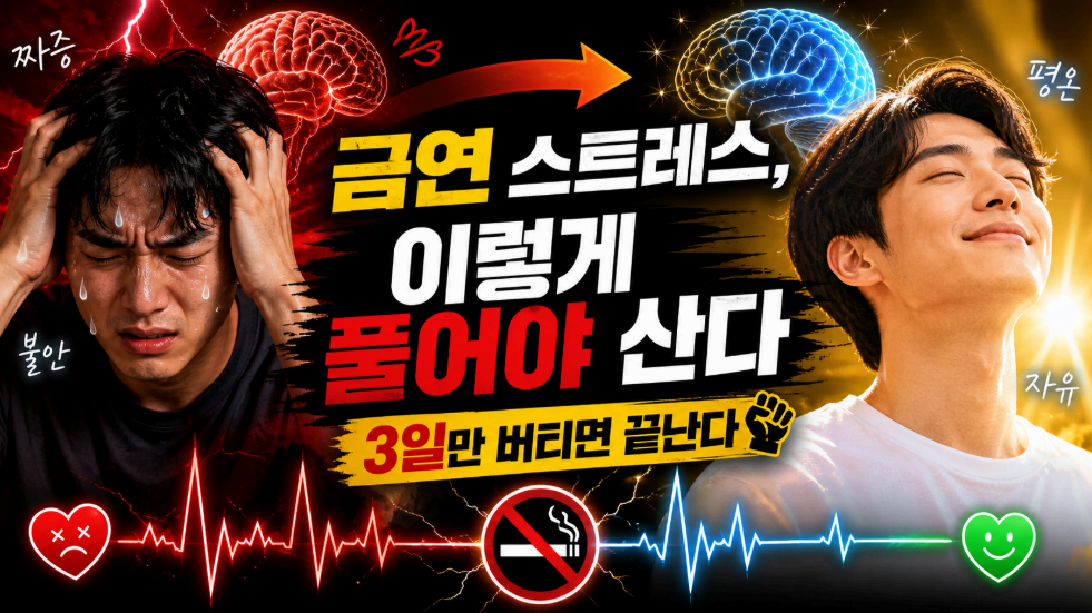 금연 스트레스 이미지사진