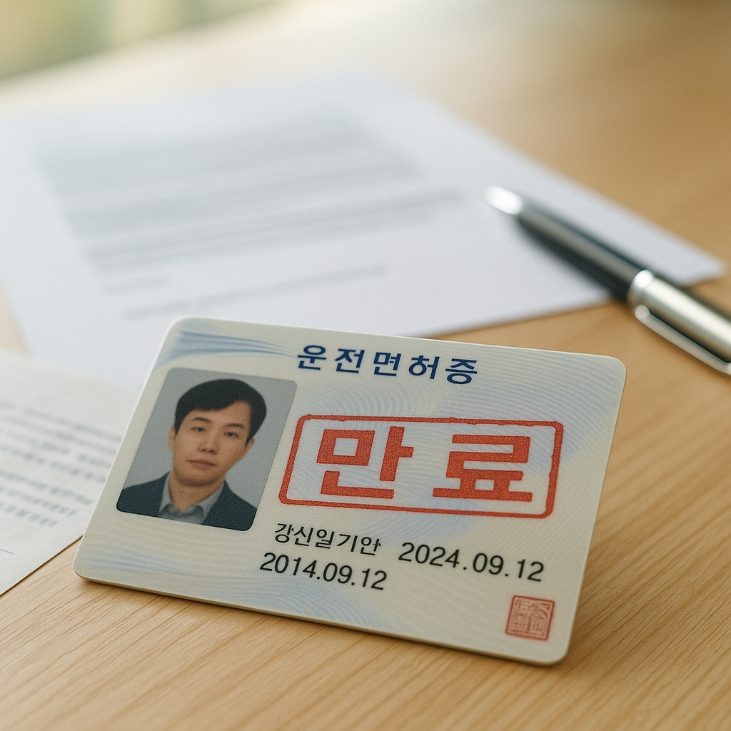 갱신기간 지난 운전면허증, 9월부터 신분증 효력 상실 (출처 : 경찰청)