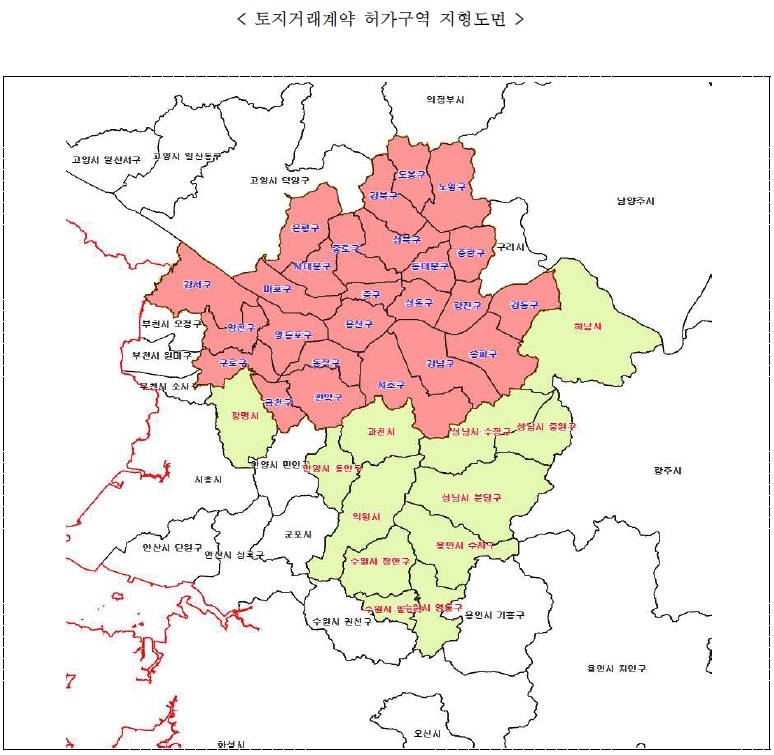 토지거래허가구역 지정