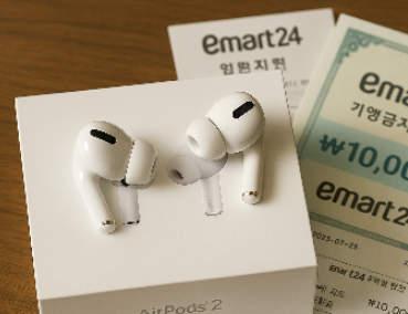 이마트24 에어팟 사는 법 후기 및 할인정보 정리