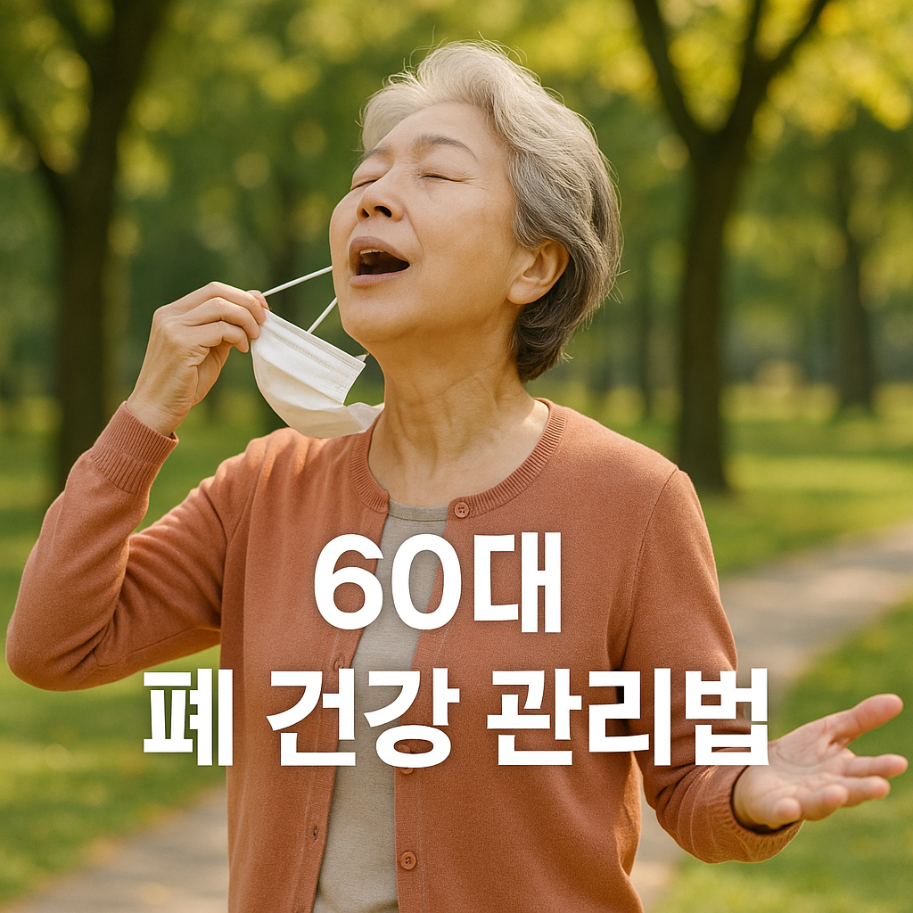 “숨이 답답하다면” 👉 60대 이상 폐 건강 관리법 총정리
