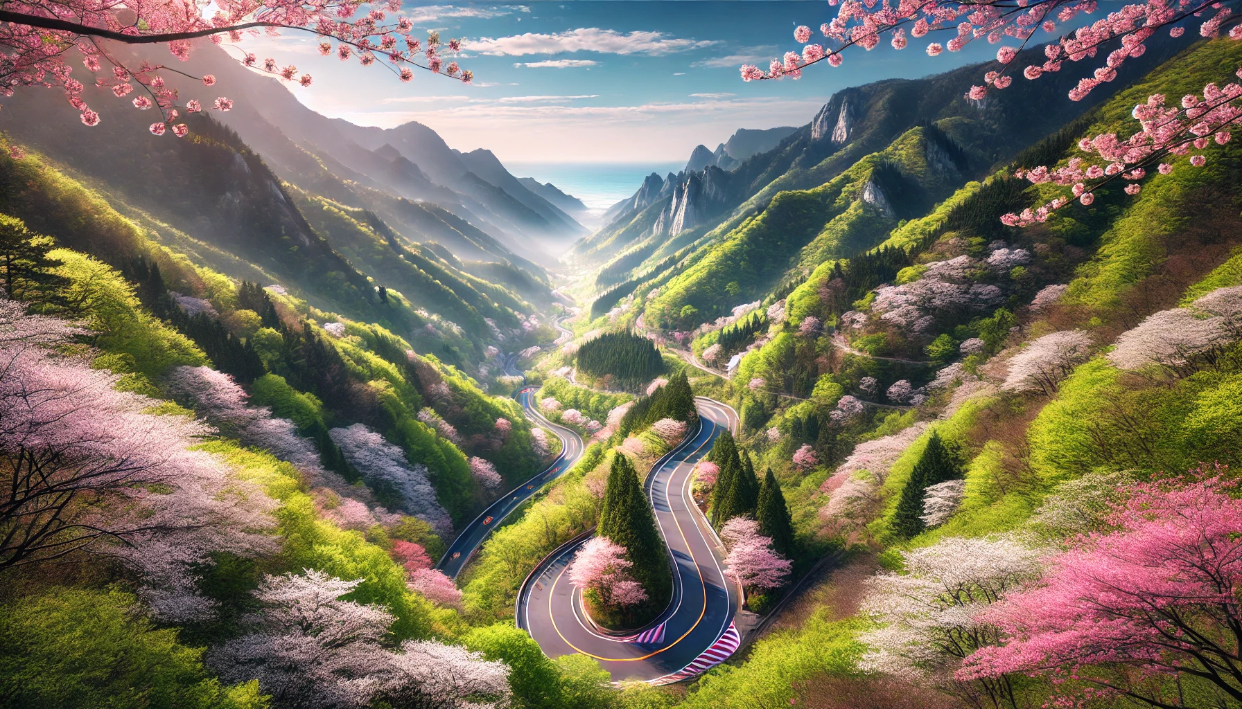 한계령 봄풍경사진입니다.