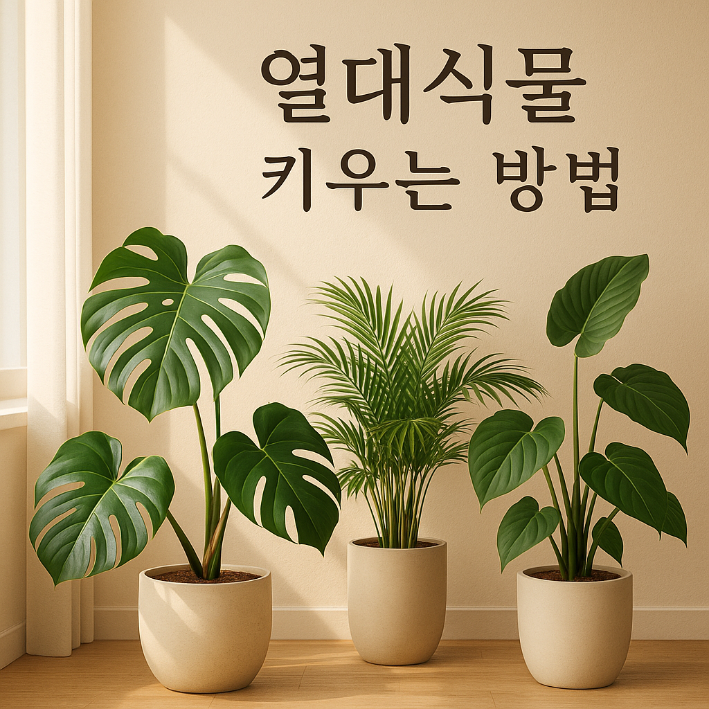 열대식물 키우는 방법