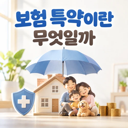 보험 특약이란 무엇일까