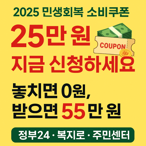 민생회복지원금 신청방법