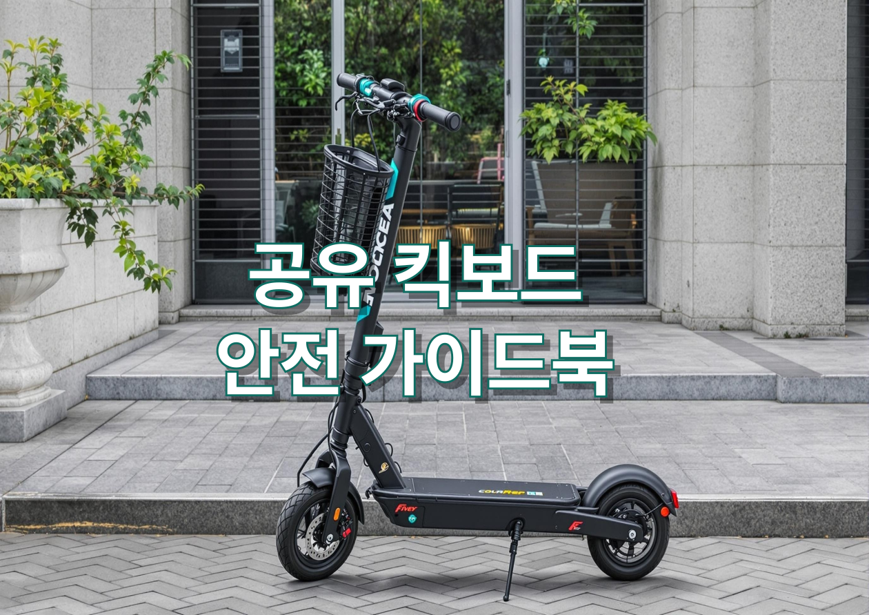 공유킥보드 안전 가이드북 이미지