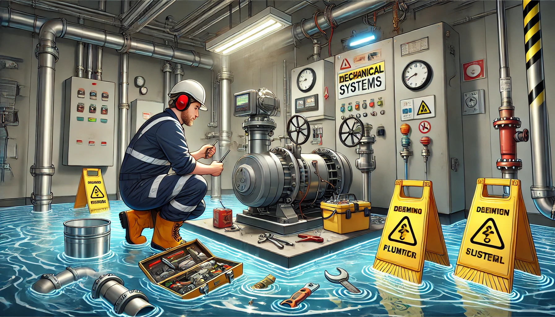 배수설비 설계 시, 배수 수평관의 기울기