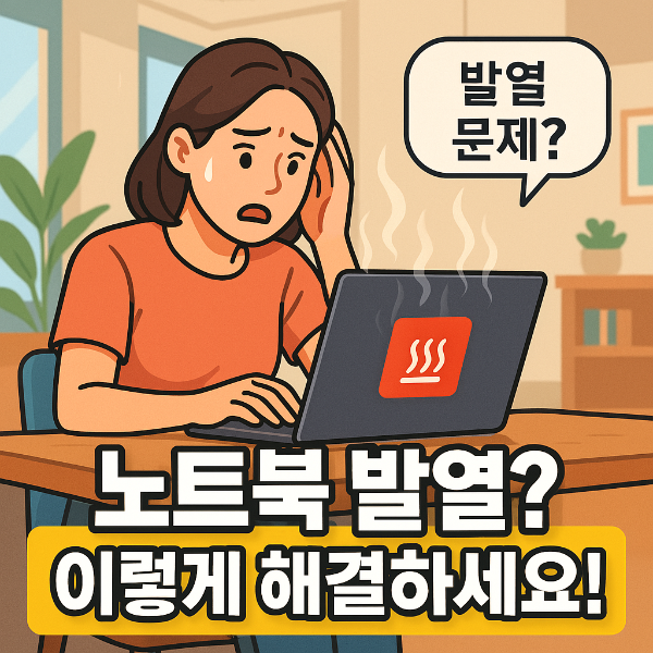 노트북 발열 썸네일 이미지입니다.