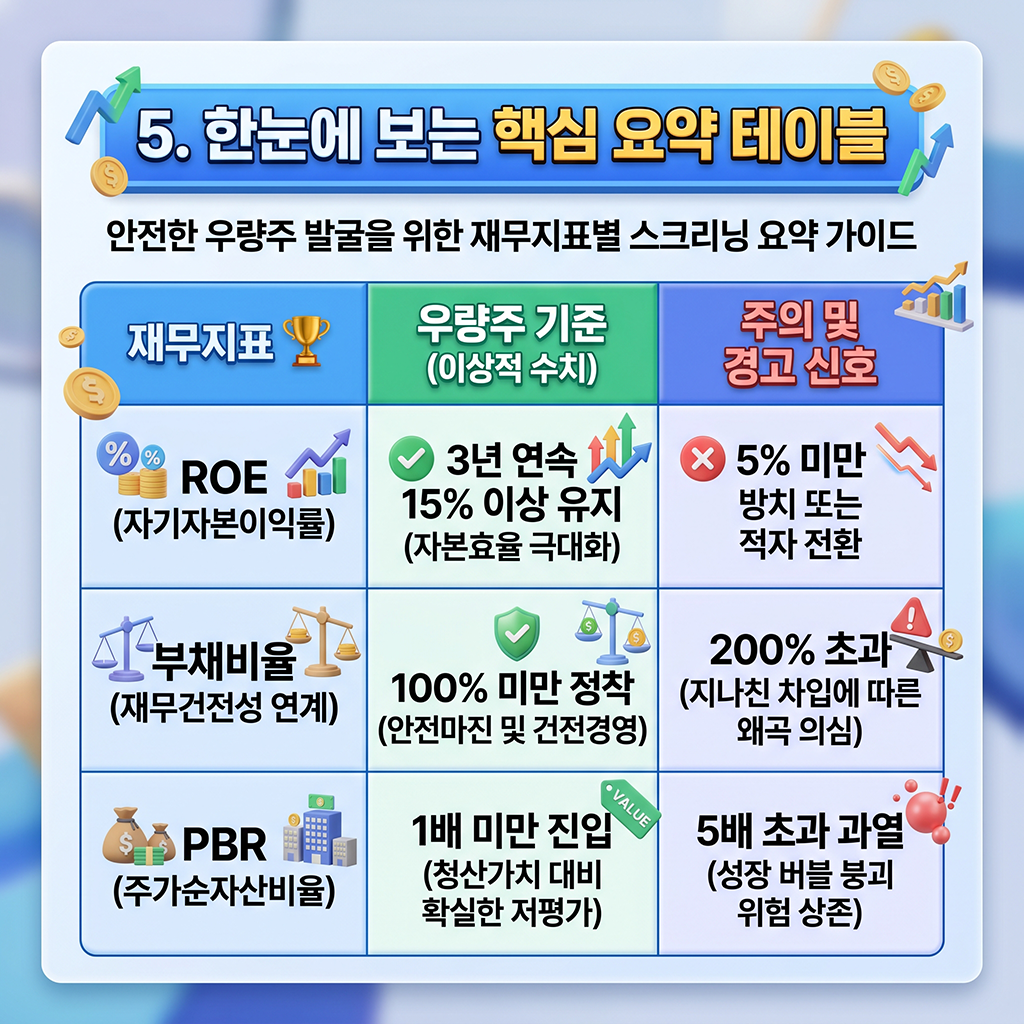 한눈에 보는 핵심 요약표