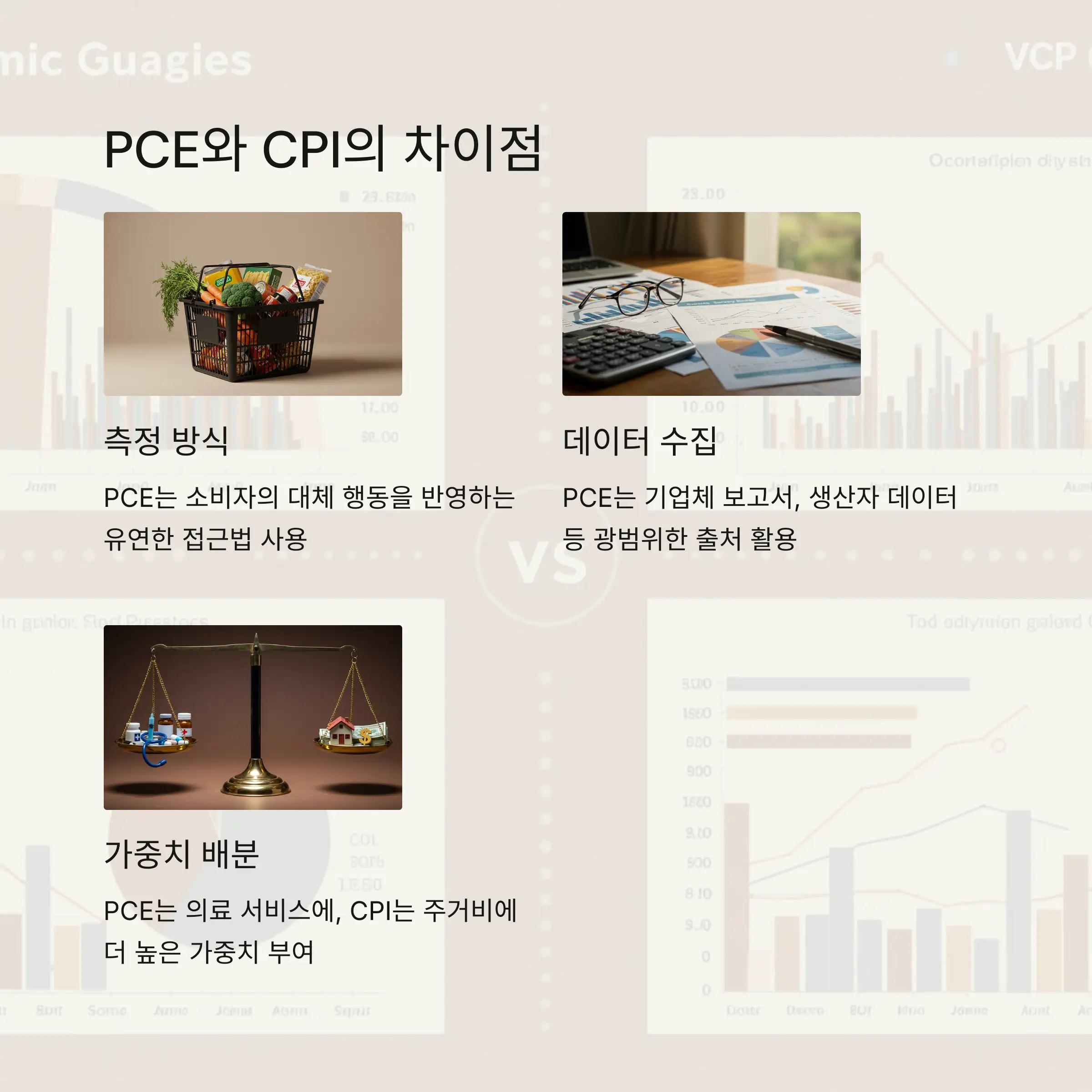 📊 PCE와 CPI의 차이점: 무엇이 다른가?