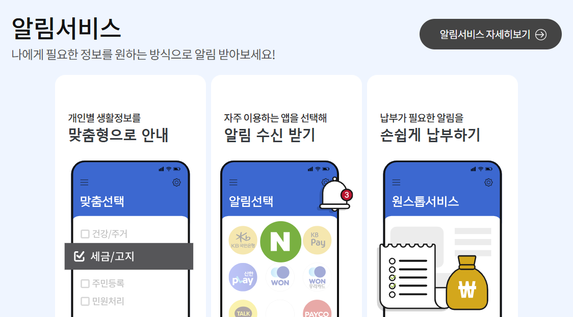 통관내역 문자알림 서비스 신청방법3