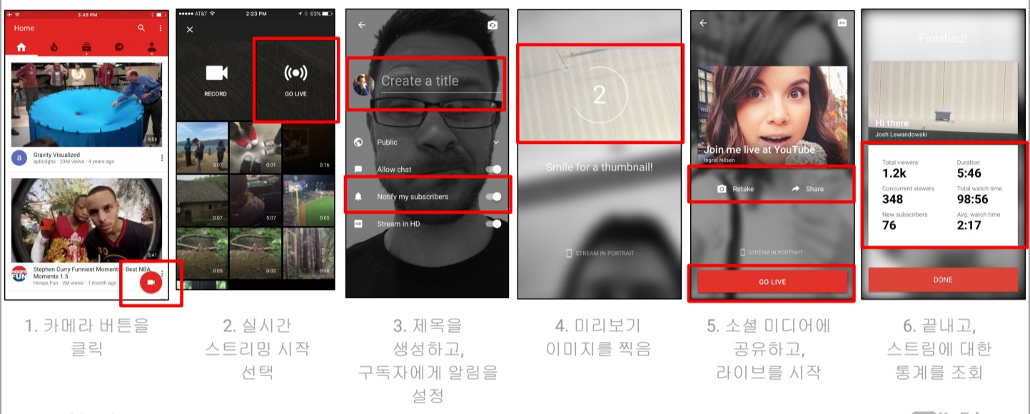 유튜브 라이브 스트리밍 하는 방법