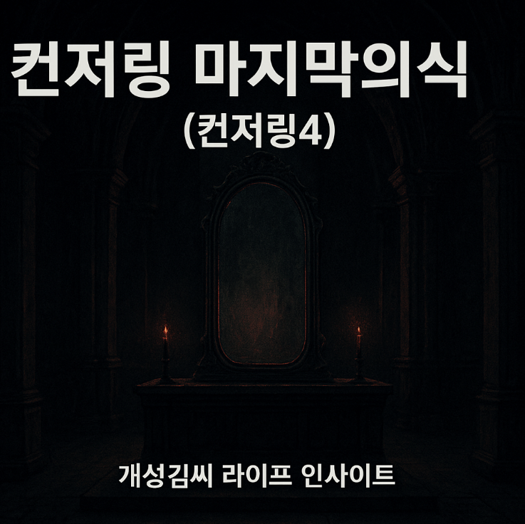 컨저링 마지막의식,컨저링4,컨저링 실화,워렌 부부,오컬트 호러,공포영화추천,컨저링 유니버스