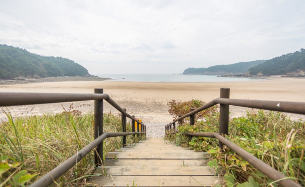 태안 구름포 해변 