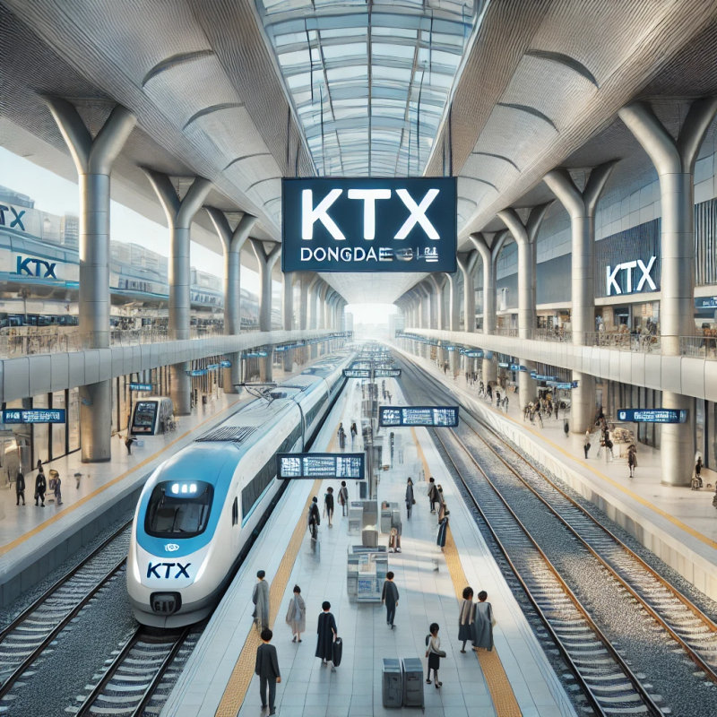 동대구역 KTX 승강장