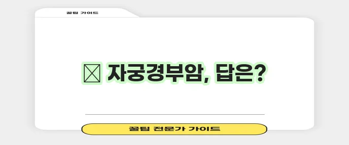 자궁경부암 예방접종 종류 효과 치료법 궁금증 확실히 해결하세요!