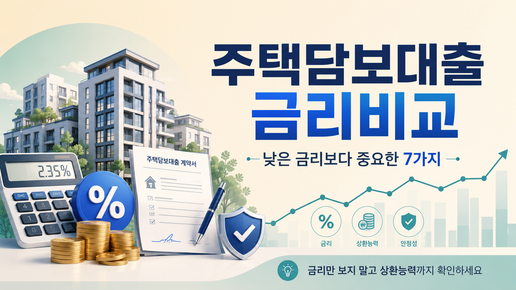 주택담보대출 금리비교 이미지