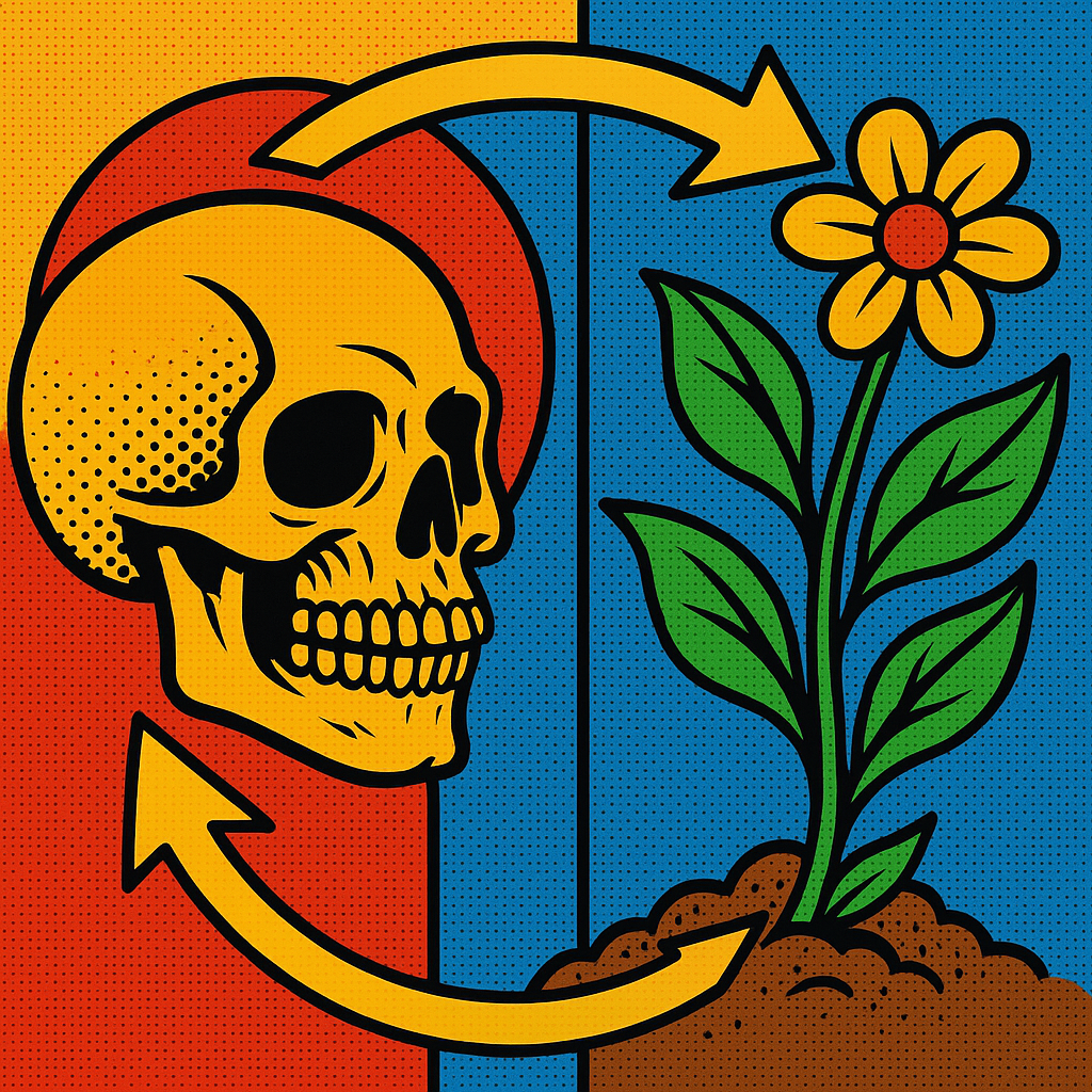 죽음 위에 피어나는 모든 시작 — 생명의 순환을 이해하는 철학적 사유