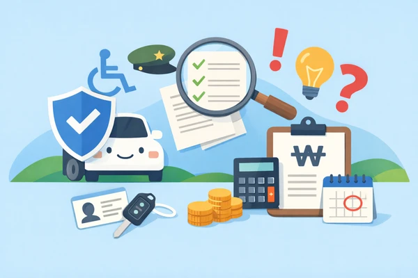 자동차세 감면대상 기준과 신청 전 확인사항10