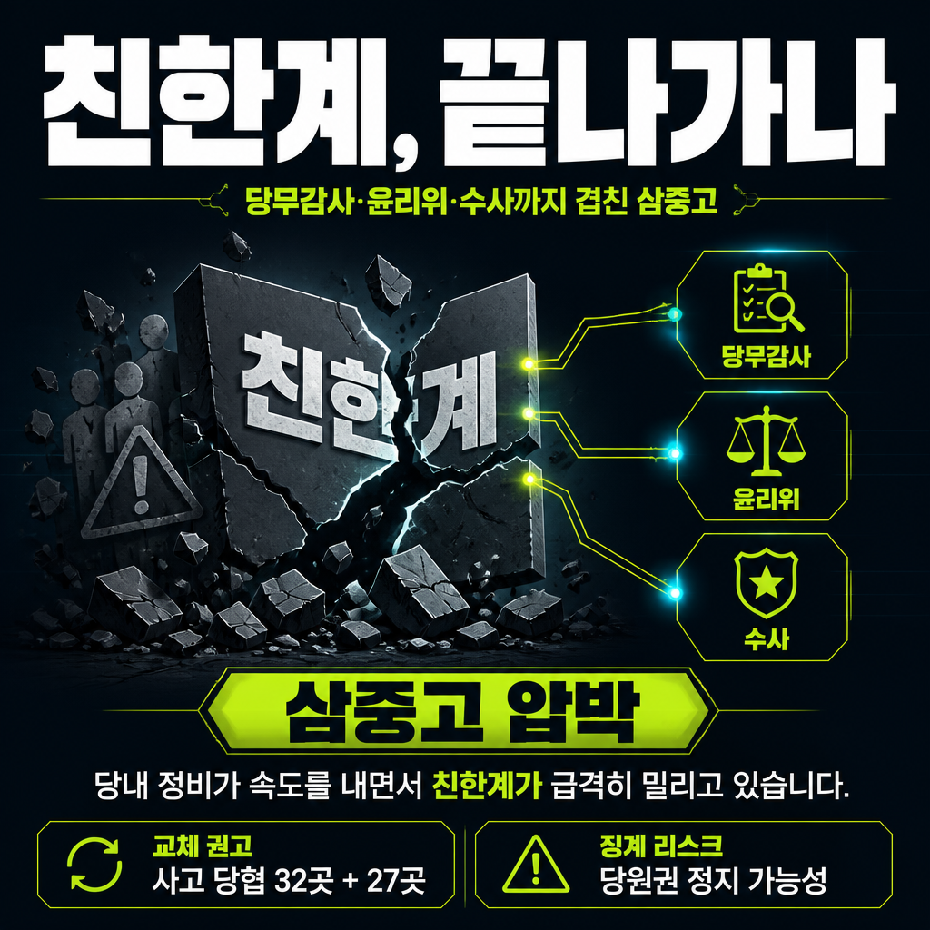 친한계, 끝나가나