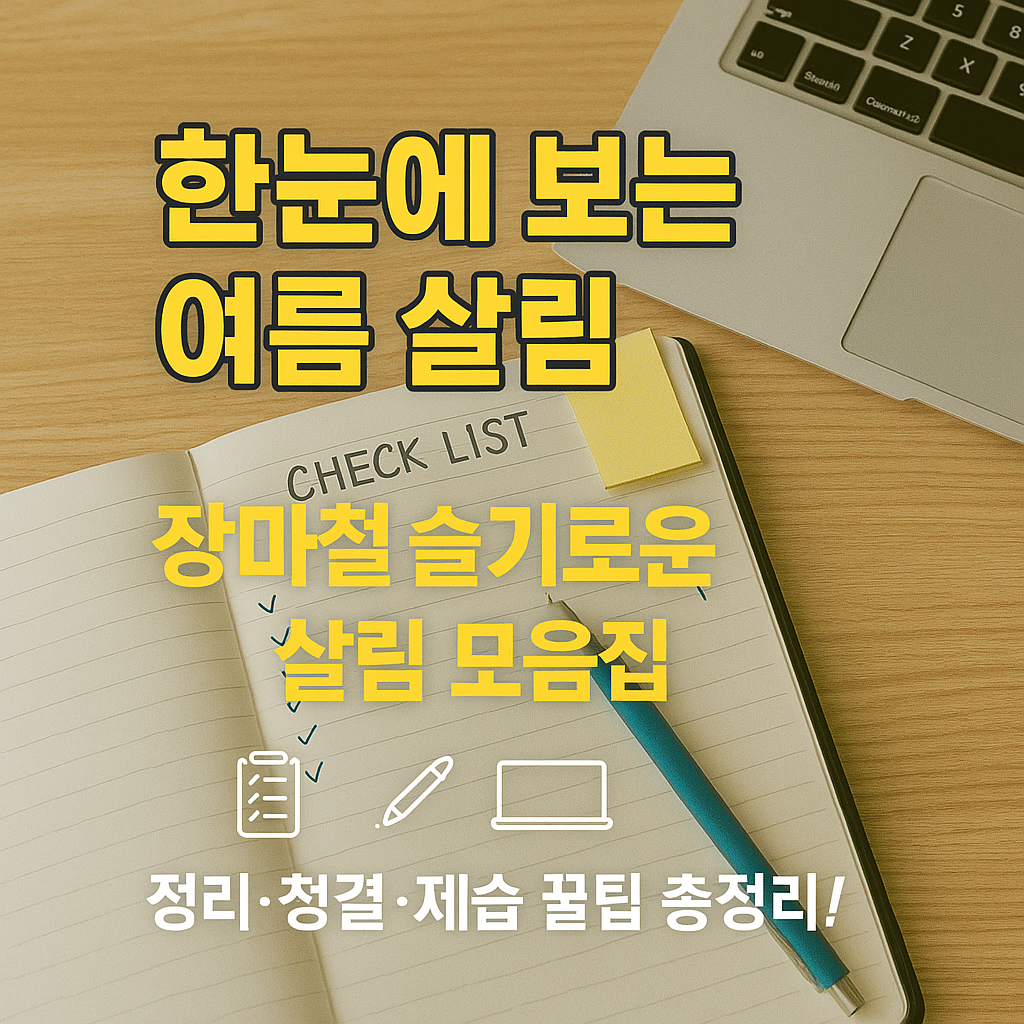 장마철 슬기로운 살림 시리즈 모음집