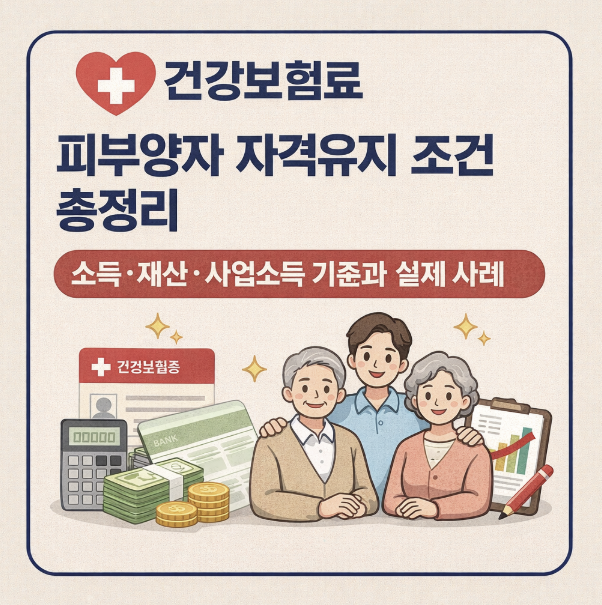 건강보험료 피부양자 기준