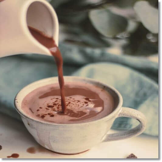 코코아가루 먹는 법, 코코아가루 차