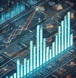 형이상학적인 그래프를 표현한 그림