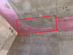 페이스트 유입으로 인한 하자발생