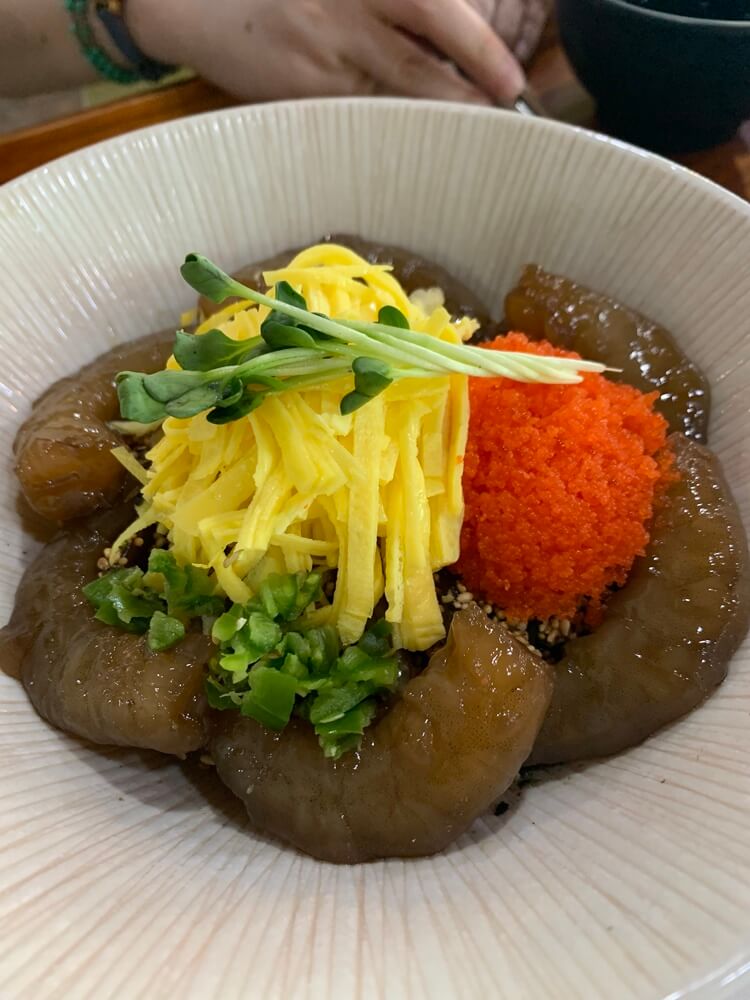 간장 새우 덮밥