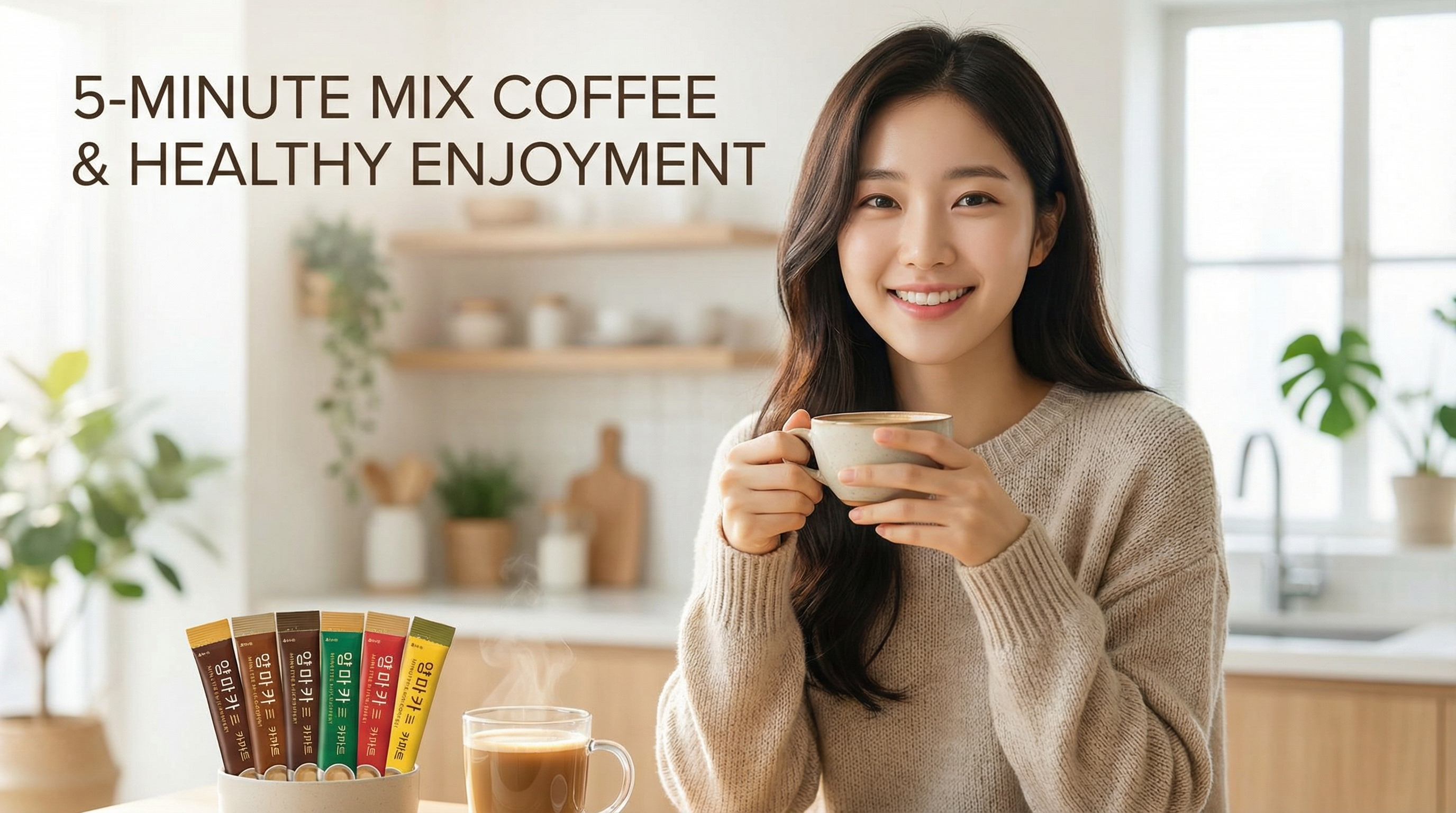 5분 만에 완성하는 믹스커피, 건강하게 즐기는 법