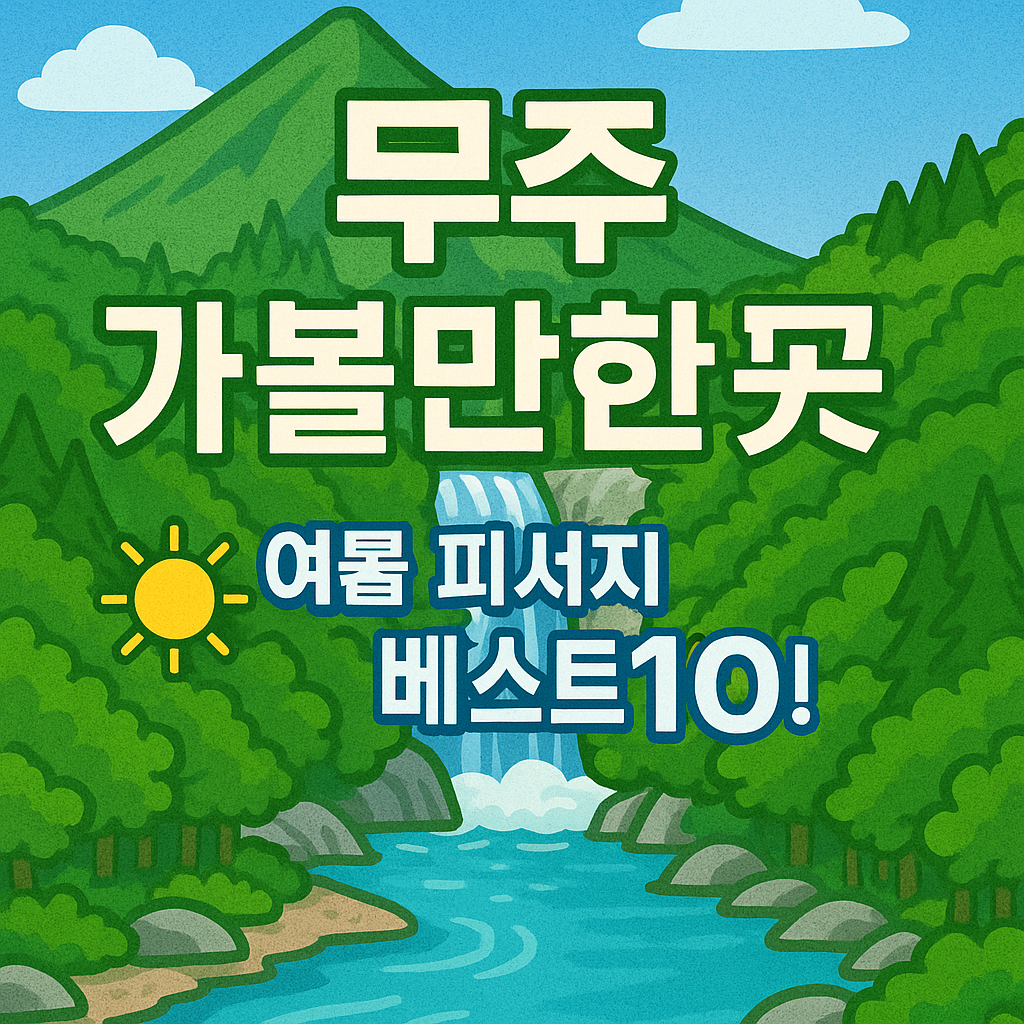 무주 가볼만한곳 베스트10