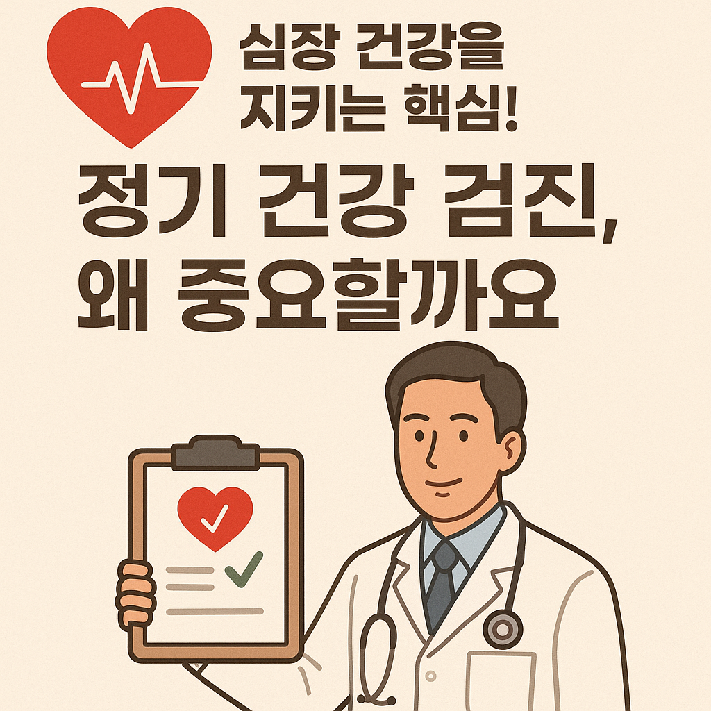 심장 건강을 지키는 핵심! 정기 건강 검진, 왜 중요할까요?