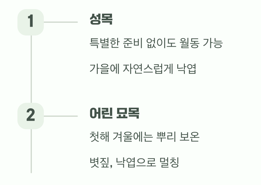 추운 겨울도 거뜬하게, '월동'