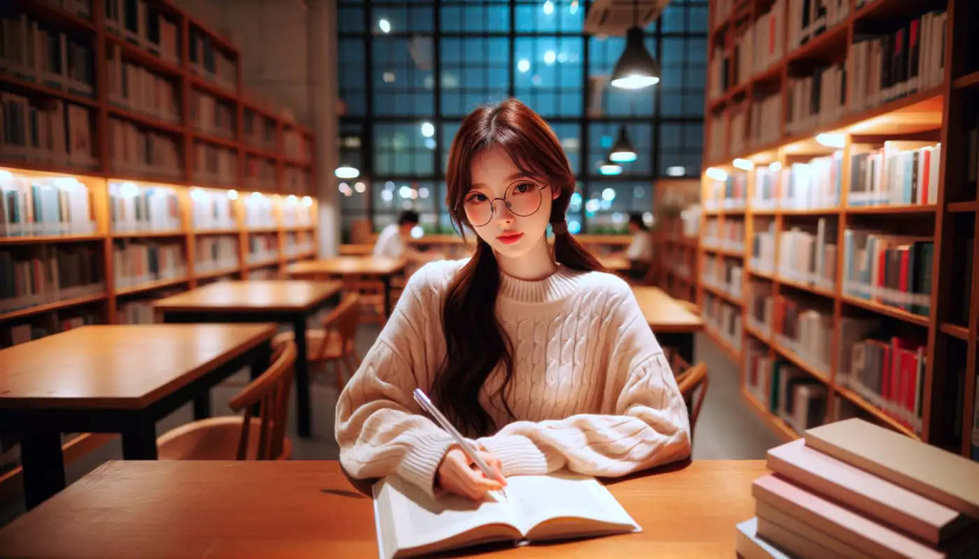 자소서-글자수에-따른-내용-작성법을-참고하여-글쓰는-모습