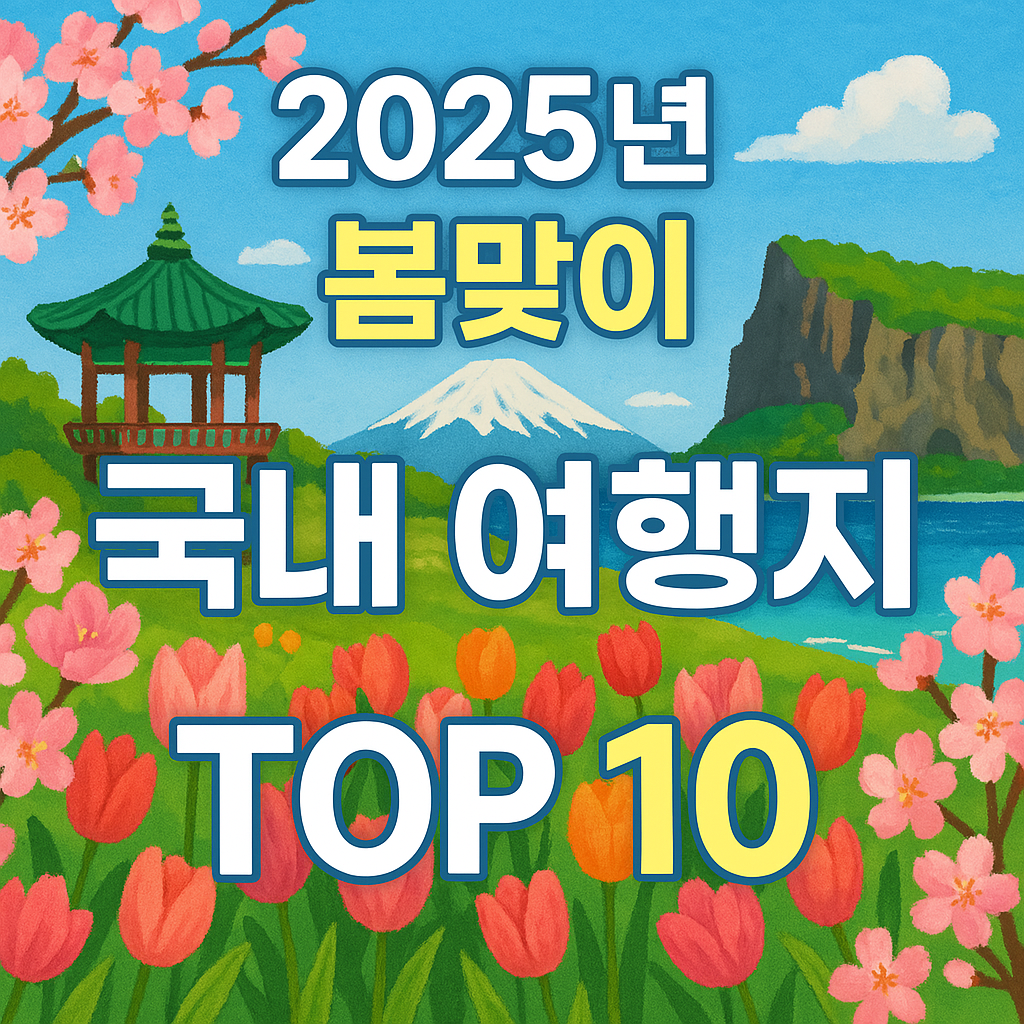 4월에 떠나면 좋은 국내 여행지 BEST 10 상편 썸네일