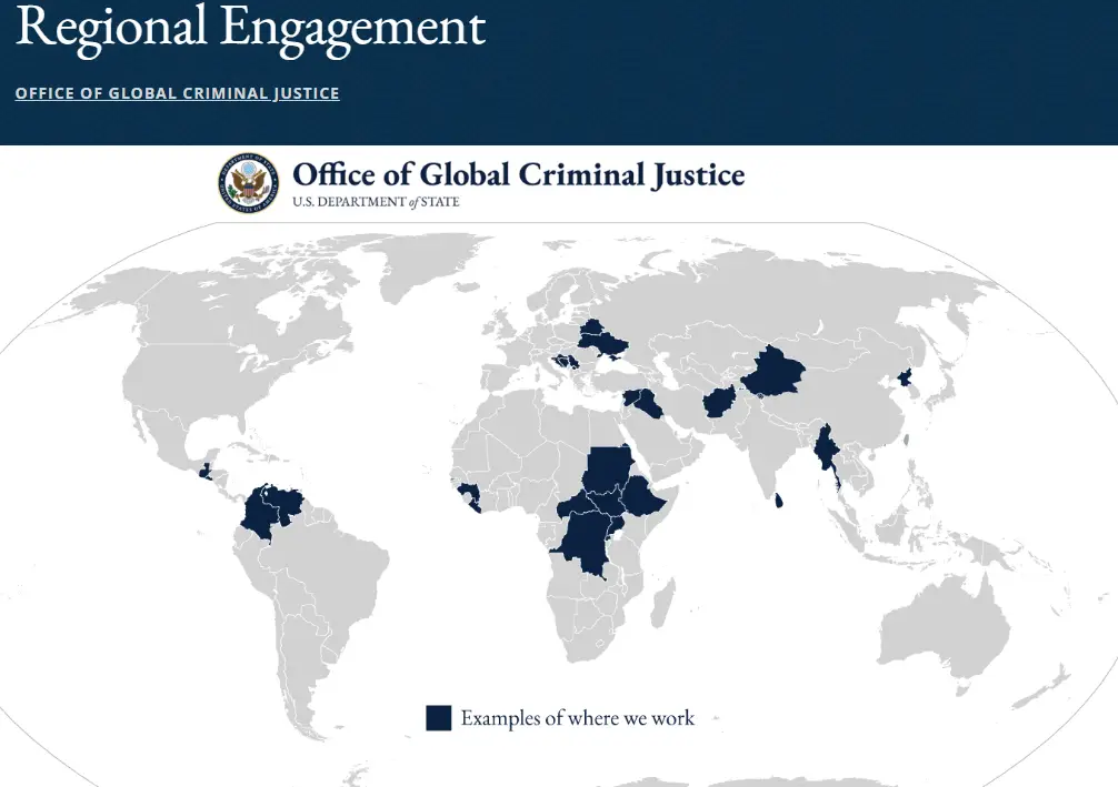 국제형사사법국-지역참여