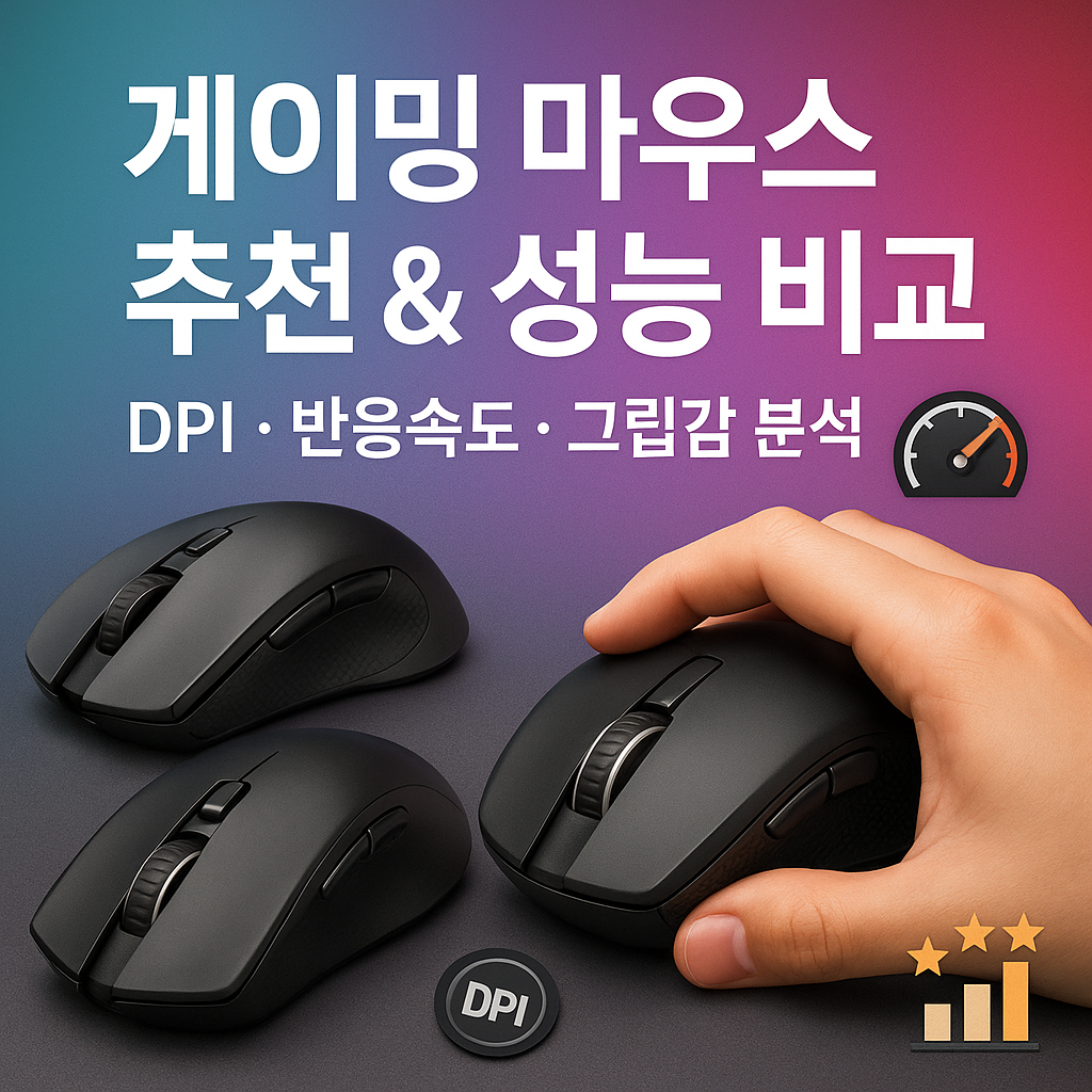 게이밍 마우스 추천 & 성능 비교