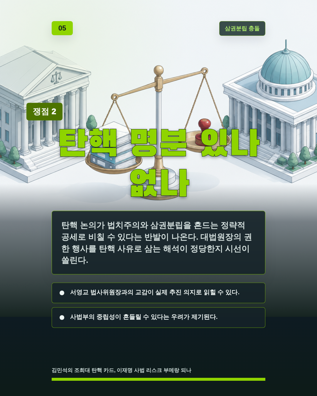 탄핵 명분 있나 없나