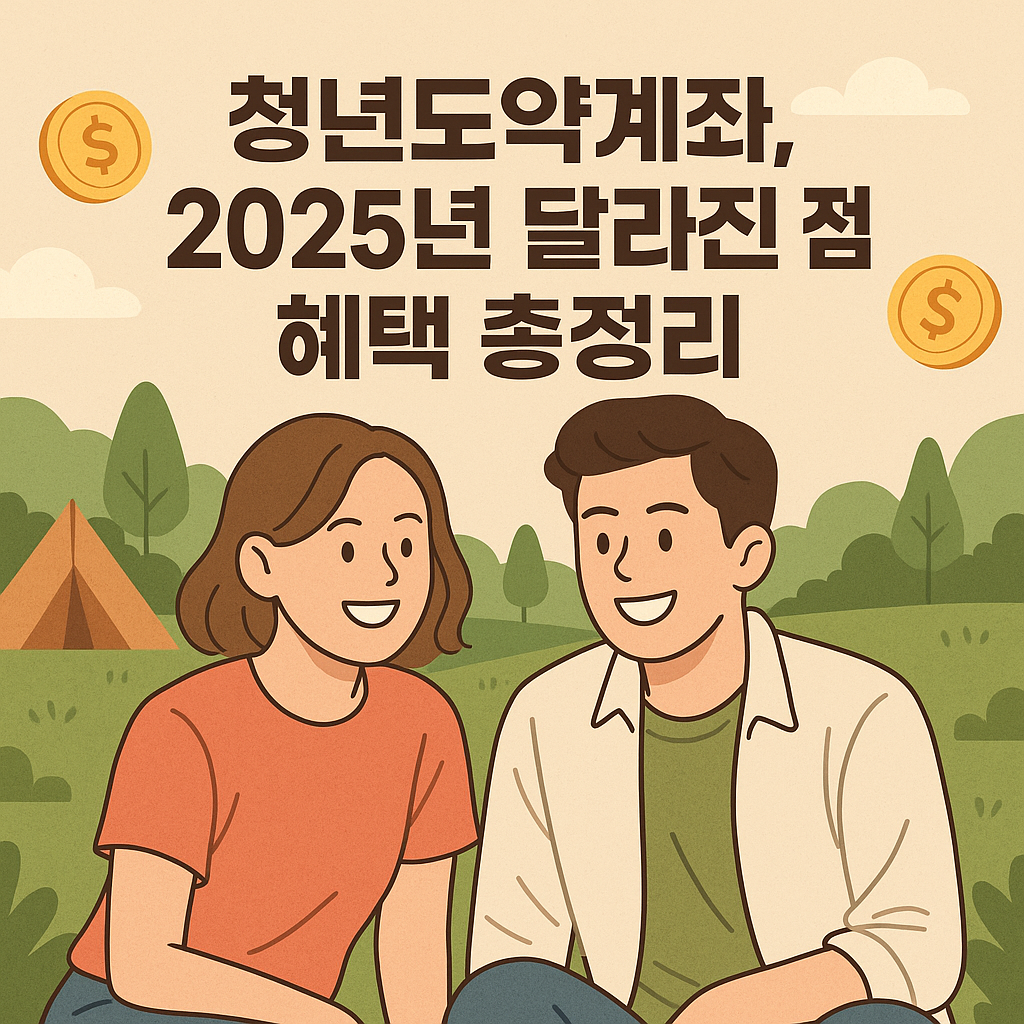 청년도약계좌, 2025년 달라진 점과 혜택 총정리 (안보면후회각..)