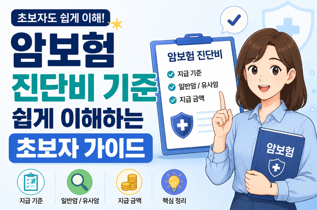 암보험 진단비 기준 쉽게 이해하는 초보자 가이드