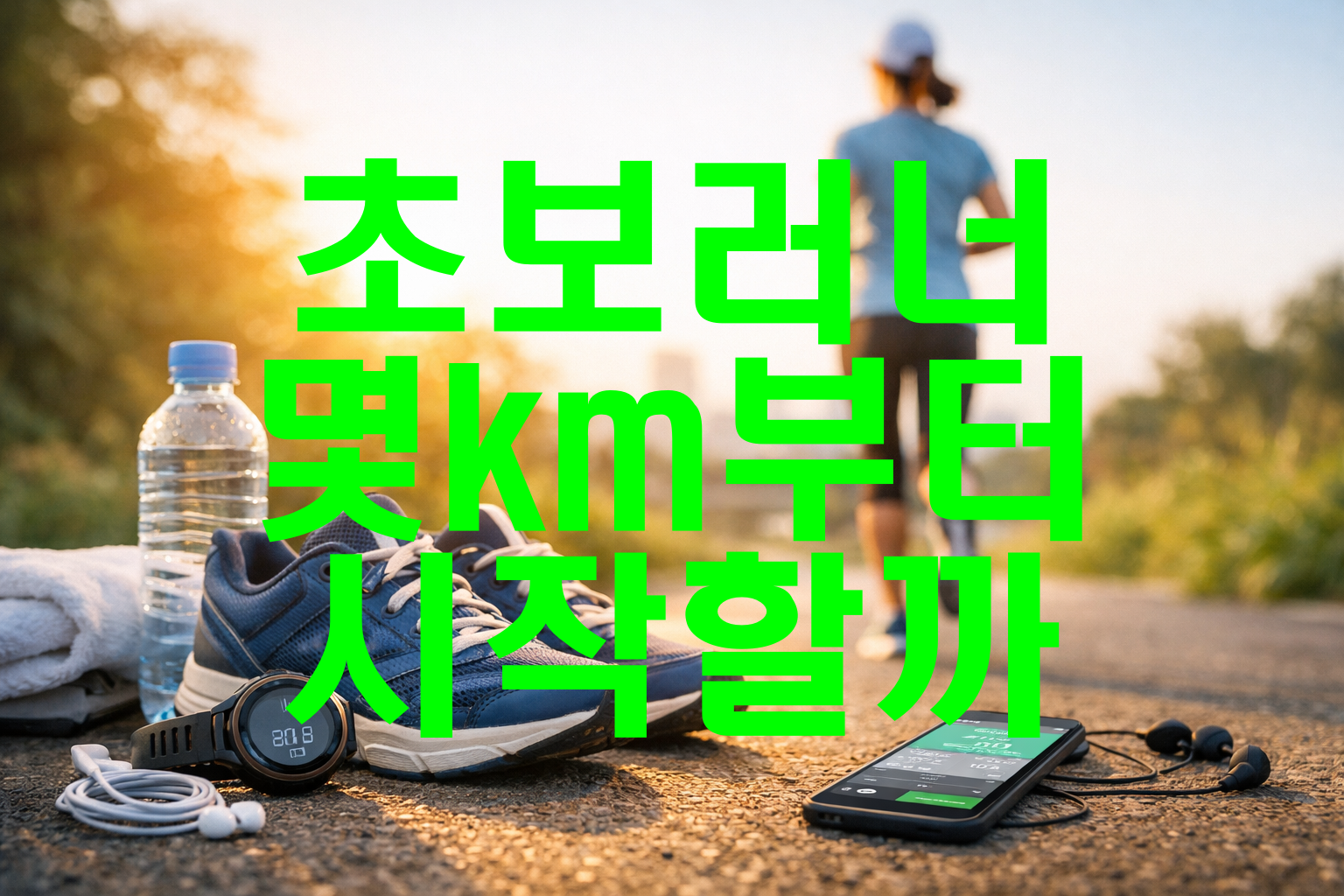 초보러너 러닝 몇 km부터 시작해야할까