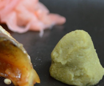 초밥옆와사비사진